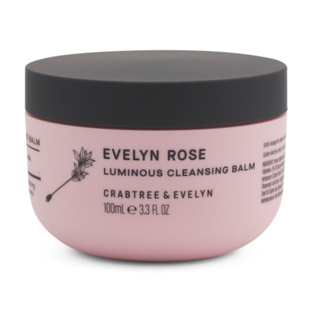 Crabtree & Evelyn Evelyn Rose Luminous Cleansing Balm 3.3oz New